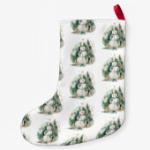 Erste Weihnachtsneuheit grün Santa Kleiner Weihnachtsstrumpf (Rückseite)