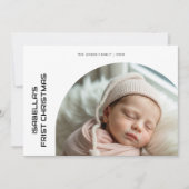 Erste Weihnachtsreise Personalisierte HerzfühlFami Feiertagskarte (Vorderseite)