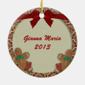 Erste Weihnachtsschmuck mit Foto (Hinten)