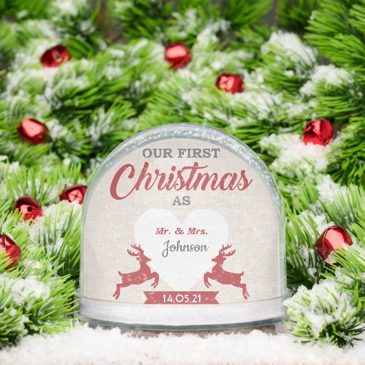 Erste Weihnachtsschneekugel Schneekugeln (Weihnachten)