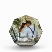 Erste WeihnachtsVerlobt Fotoblock (Vorderseite)