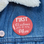 Erste Weihnachtszeit als Mama, die auf Weiß passt Button<br><div class="desc">Dieser weiße Knopf eignet sich perfekt für personalisierte Weihnachten passende Familienoutfits. Die Unterschrift lautet "Erste Weihnachten als Mama" in einem modernen roten Schriftart. Für weitere Anpassungen oder andere passende Artikel,  kontaktieren Sie mich bitte.</div>