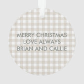 Erste Weihnachtszeit als neues Mami Ornament (Rückseite)