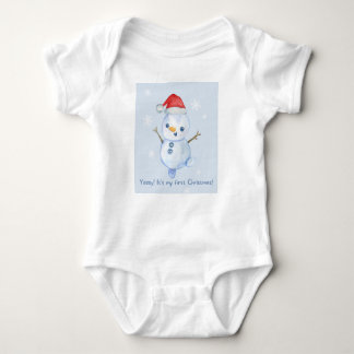 Erste Weihnachtszeit für ein Baby Baby Strampler