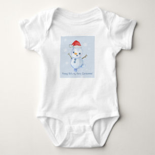Erste Weihnachtszeit für ein Baby Strampler