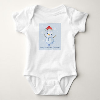 Erste Weihnachtszeit für ein Baby Strampler
