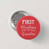 Erste Weihnachtszeit für Großmutter Button (Vorne & Hinten)