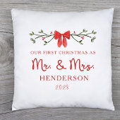 Erste Weihnachtszeit Mr. & Mrs. Custom Neu Kissen