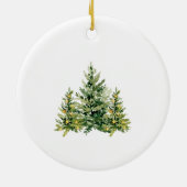 Erste Weihnachtszeit Remüde Cowboy Cactus Keepake Keramik Ornament (Hinten)