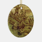 Erste Welle bei Omaha von Ken Riley Keramikornament (Rechts)