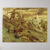 Erste Welle bei Omaha von Ken Riley Poster (Vorne)