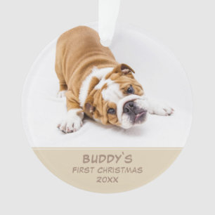 Erste Welpen Weihnachten Personalisierte Haustiere Ornament