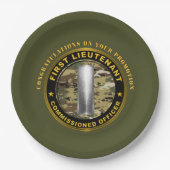 Erste Werbeaktion Leutnant 1LT Pappteller (Vorderseite)