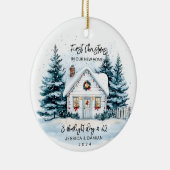 ERSTE WICHTIGSTE IN UNSERER NEUEN ZUHAUSE KERAMIK ORNAMENT (Rechts)