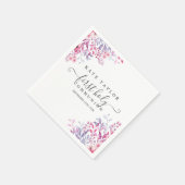 Erste Wildblumen der Kommunion Serviette (Ecke)