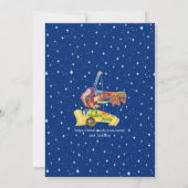 Erste Winter Feiertag Geburtstag Party Einladung (Rückseite)