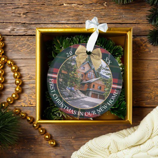 Erste XMax in unserem neuen Zuhause Red Green Kari Ornament