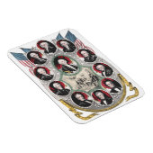 Erste zehn Präsidenten der Vereinigten Staaten Magnet (Rechte Seite)