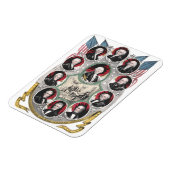 Erste zehn Präsidenten der Vereinigten Staaten Magnet (Linke Seite)