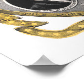 Erste zehn Präsidenten der Vereinigten Staaten Poster (Ecke)