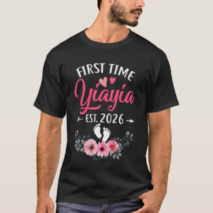 Erste Zeit Yiayia Befördert Zu Yiayia Est 2026 Mot T-Shirt