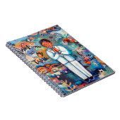 Erste Zeitschrift des gewundenen Notizbuches des Notizblock (Rechte Seite)