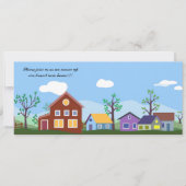 Erste Zuhause-Ankündigung Ankündigung (Vorderseite)