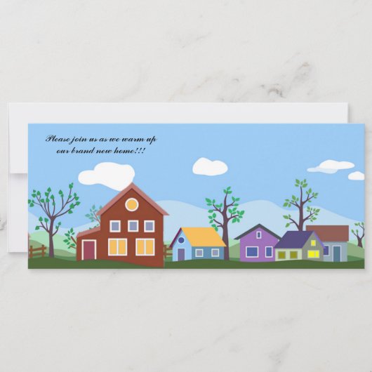 Erste Zuhause-Ankündigung Ankündigung (Vorderseite)