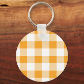 Erste Zuhause Gingham-Muster Schlüsselanhänger (Vorderseite)