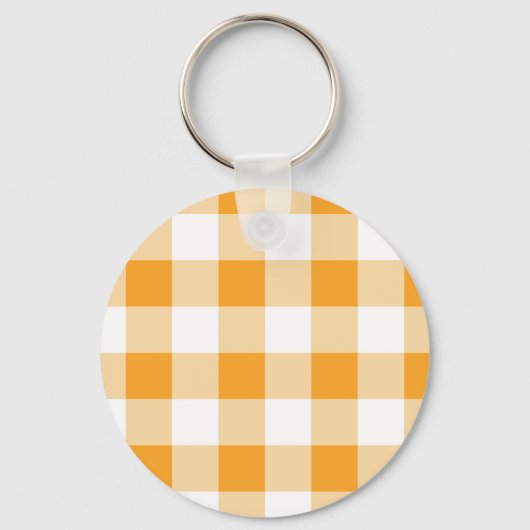 Erste Zuhause Gingham-Muster Schlüsselanhänger (Vorderseite)