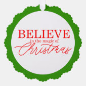 Erste Zuhause Neuanfang Weihnachts-Cheer-Foto Ornament Karte (Vorderseite)