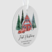 Erste Zuhause Personalisierte Ornamente Neue Zuhau (Vorderseite)