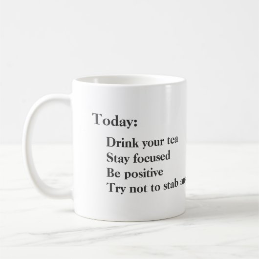 Erstechende Leute sind falsche Delphin-Tee-Tasse Kaffeetasse (Links)