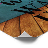 Erstelle das Leben, das du nicht warten kannst, bi Poster (Ecke)