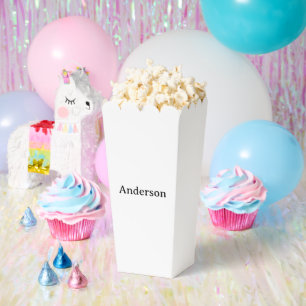 Erstelle Dein Eigenes  3,75" x 3,5" x 7,5" Popcorn Geschenkschachtel