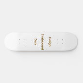 Erstelle Dein eigenes 8" Skateboard Deck (Horizontal)