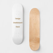 Erstelle Dein eigenes 8" Skateboard Deck (Vorderseite)