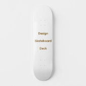 Erstelle Dein eigenes 8" Skateboard Deck (Vorderseite)