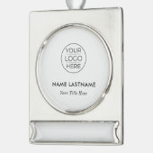 Erstelle dein eigenes Banner-Ornament silber (Links)