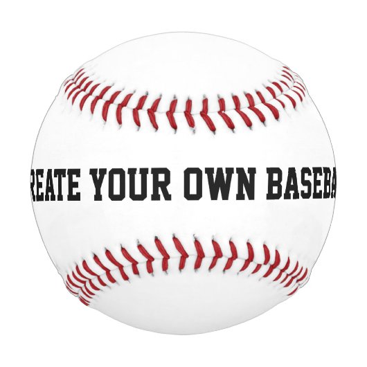 Erstelle Dein eigenes Baseball (Vorderseite)