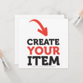 ERSTELLE-DEIN-EIGENES Benutzerdefiniertes Hochlade Karte (Vorderseite/Rückseite Beispiel)