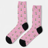 ERSTELLE-DEIN-EIGENES Benutzerdefiniertes Upload-D Socken (Linkes Detail)