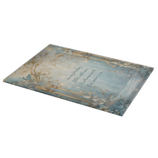 Erstelle Dein eigenes Blaues Gold Magisches Winter Schneidebrett