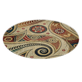 Erstelle Dein eigenes Boho-Festtags-Tribal-Herbst Schneidebrett