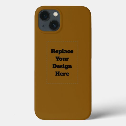 Erstelle Dein eigenes Braun Case-Mate iPhone Hülle (Rückseite)