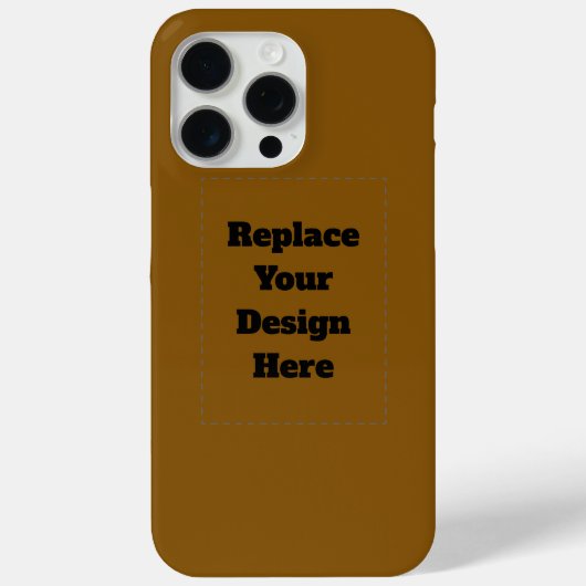 Erstelle dein eigenes Braun Case-Mate iPhone Hülle (Rückseite)