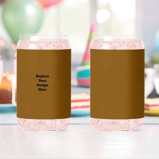 Erstelle Dein eigenes Braun Dosenglas (Insitu (Geburtstag))