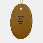 Erstelle Dein eigenes Braun Keramik Ornament (Links)