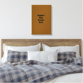 Erstelle Dein eigenes Braun Leinwanddruck (Insitu (Schlafzimmer))