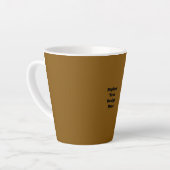 Erstelle Dein eigenes Braun Milchtasse (Linke Ecke)